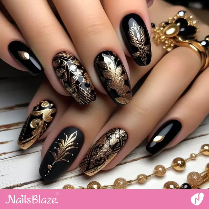 Elegant Black and Gold Chinese New Year